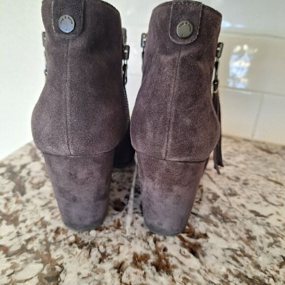 Rag & Bone Gray Suede Ankle Boots size 40 - Picture 3 of 9